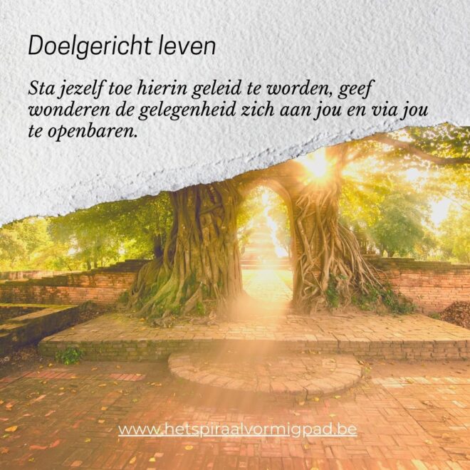 Doelgericht leven