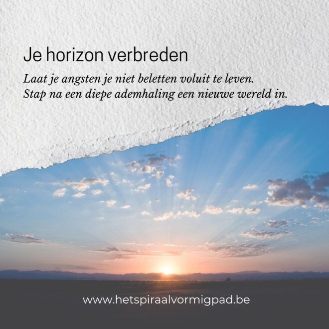 Laat je angsten je niet beletten